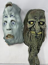 Two Vintage Illusive Concepts Woodland Creature Latex / Rubber Halloween Mask picture