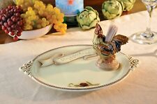 Brand New Grasslands Road Cucina Thanksgiving Appetizer Tray w/ Pick Holder picture