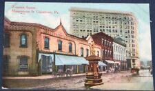 Fountain Square, Uniontown, PA Postcard 1908 picture