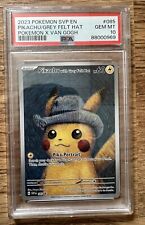 PSA GEM MINT 10 Pikachu with Grey Felt Hat 085 Pokemon Van Gogh Museum Promo SVP picture