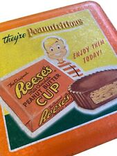 Reese's Peanut Butter Cup Peanutritious Tin Retro 1997 Hershey's Millennium #3 picture