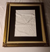 1980s 16x20 Gold Gilted Wood Frame Handcrafted in Mexico picture
