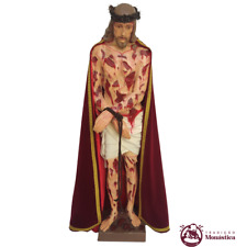 Realistic Scourged Christ Statue For Meditation, Ecce Homo, 36.17 in picture