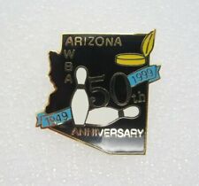 Arizona 50th Anniversary 1949-1999 WBA Bowling Lapel Pin (A72) picture