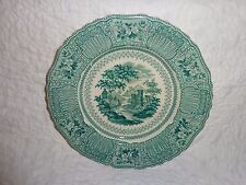 Antique Green Cologne Pattern Plate by Ralph Stevenson & Son (c.1832-1835) picture