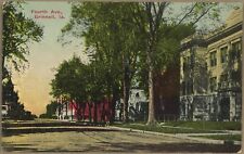 Antique Postcard - Fourth Ave. - Grinnell IA Iowa picture