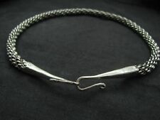 Handmade Viking king twisted torque, neck ring, made from nickel-silver picture
