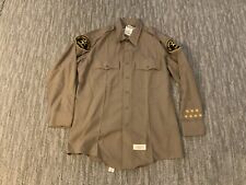 New Vintage Los Angeles County Sheriff's Department Uniform Shirt With Patches picture