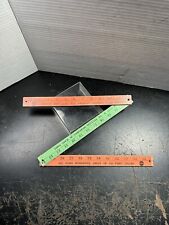 Vintage Sears Advertising Wooden Tri-Fold Ruler Yardstick Painting picture