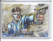 2012 UD Avengers Assemble 1/1 Nick Fury sketch card by Dan Gorman picture