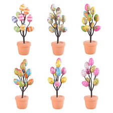 Easter Egg Tree Tabletop Decor Cartoon Ornament for Holiday Cute Home Decoration picture