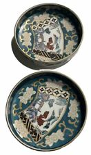 Vintage S/2 GOLD IMARI Hand Painted 5.25” Low Bowls  picture