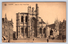 Vintage Postcard LouvainEglise St. Pierre Portall Ouest picture