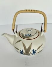 Japanese Top Handle Dobin Arita-Yaki Kyusu Ceramic Hand Painted Teapot picture
