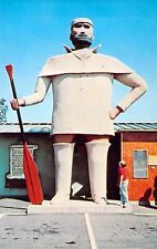 1962 MN PIERRE THE VOYAGEUR Statue Roadside Attraction postcard A39 picture