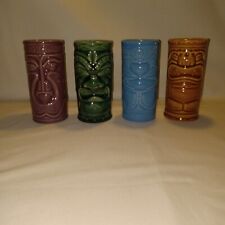 Set Of 4 Vintage Tiki Glasses From 2001 picture