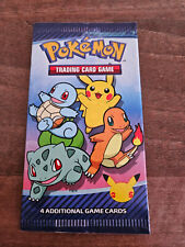 Pokemon McDonalds 25th Anniversary Happy Meal Booster Pack Cards 2021 UK SEALED picture