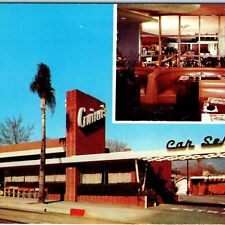 c1950s Pasadena, CA Gwinn's Restaurant US Hwy 66 Postcard Dexter Mellinger A91 picture