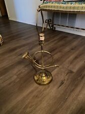 Timeless vintage brass French horn lamp picture