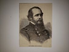 General John Schofield Civil War 1864 Harper's Weekly Woodcut Gerry New York picture