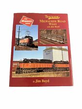 Trackside Milwaukee Road West by Jim Boyd - Hard Copy in Dust Jacket MINT picture