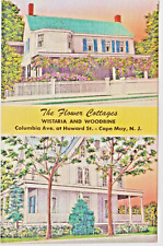 CAPE MAY NJ THE FLOWER COTTAGES THE  WISTARIA & WOOBINE HOWARD ST LINEN picture