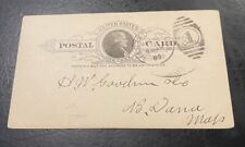 Antique Postal Card Hartford Steam  Boiler & Insurance Hartford Connecticut 1889 picture