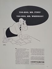 1942 Comptometer Adding Machines Fortune WW2 Print Ad Q1 Funk & Wagnalls picture