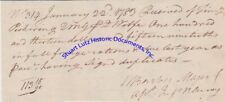 Timothy Pickering Receipt From Revolutionary War - Future US Secretary of State picture