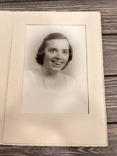 Vintage Nancy Ann Blume Ohio State Graduation Photograph Black & White 1955 picture