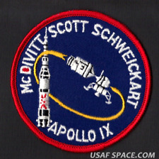 APOLLO 9 LION BROTHERS VINTAGE ORIGINAL NASA CLOTH BACK SPACE PATCH EXCELLENT picture