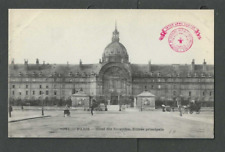 Ca 1915 Post Card Paris France Hotel Des Invaldes Main Entrance Has Special---- picture
