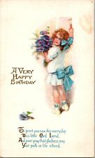 Vintage PPC - A Very Happy Birthday - F20825 picture