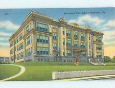 Pre-Chrome HIGH SCHOOL SCENE Nanticoke - Near Wilkes-Barre PA AG6571 picture