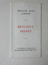 1969 Midland Bank Limited Britain's Money Currency of the United Kingdom booklet picture