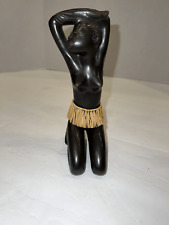 1950s Leopold Anzengruber Nude African Woman chalkware Sculpture picture