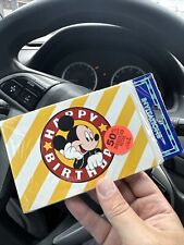 NEW sealed vintage Mickey Mouse Happy Birthday Invitations B-day By Gibson picture