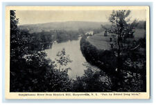 c1920s Susquehanna River from Hemlock Hill Harpursville New York NY Postcard picture