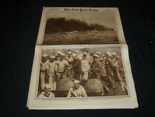 1915 AUGUST 29 NEW YORK TIMES PICTURE SECTION - NAVAL WAR GAMES - NP 5486 picture