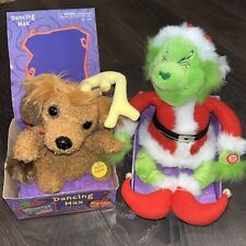 Vintage the Grinch Who Stole Christmas Dancing Max & Sing And Dance Grinch picture