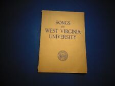 SONGS OF WEST VIRGINIA UNIVERSITY picture
