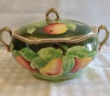 Royal vienna Covered dish porcelain.  Vintage hand painted, signed by Creange.  picture