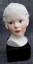 RETIRED CYBIS SIGNED PORCELAIN BUST OF EROS CUPID GOD OF LOVE 1974-1990s Mint picture