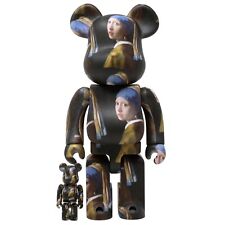 Johannes Vermeer Girl With A Pearl Earring 400% + 100% Bearbrick by Medicom Toy picture