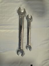 2x Master Mechanic  Combination Wrench Open Ended 10mm 11mm 13mm 15mm Made In US picture