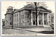 Westerville Ohio~Two Domes~4 Columns~First Church~United Brethren in Christ~1920 picture
