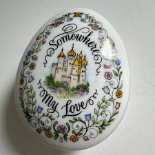 Somewhere My Love Music Box Franklin Porcelain Worlds Most Romantic Love Songs picture