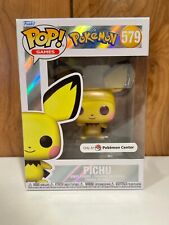 Funko Pop Pokémon Center Exclusive Pichu #579 Pearlescent In Hand Ships Fast picture