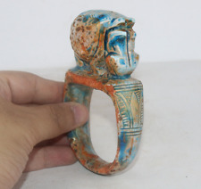 RARE ANCIENT EGYPTIAN ANTIQUE Bracelet Hippo Old Egyptian Pharaonic (B03+) picture
