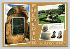 Frederick Maryland Jug Bridge Monument Park - Prezip Code Postcard picture